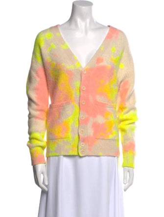 The Elder Statesman Cashmere Tie-Dye Print Sweater