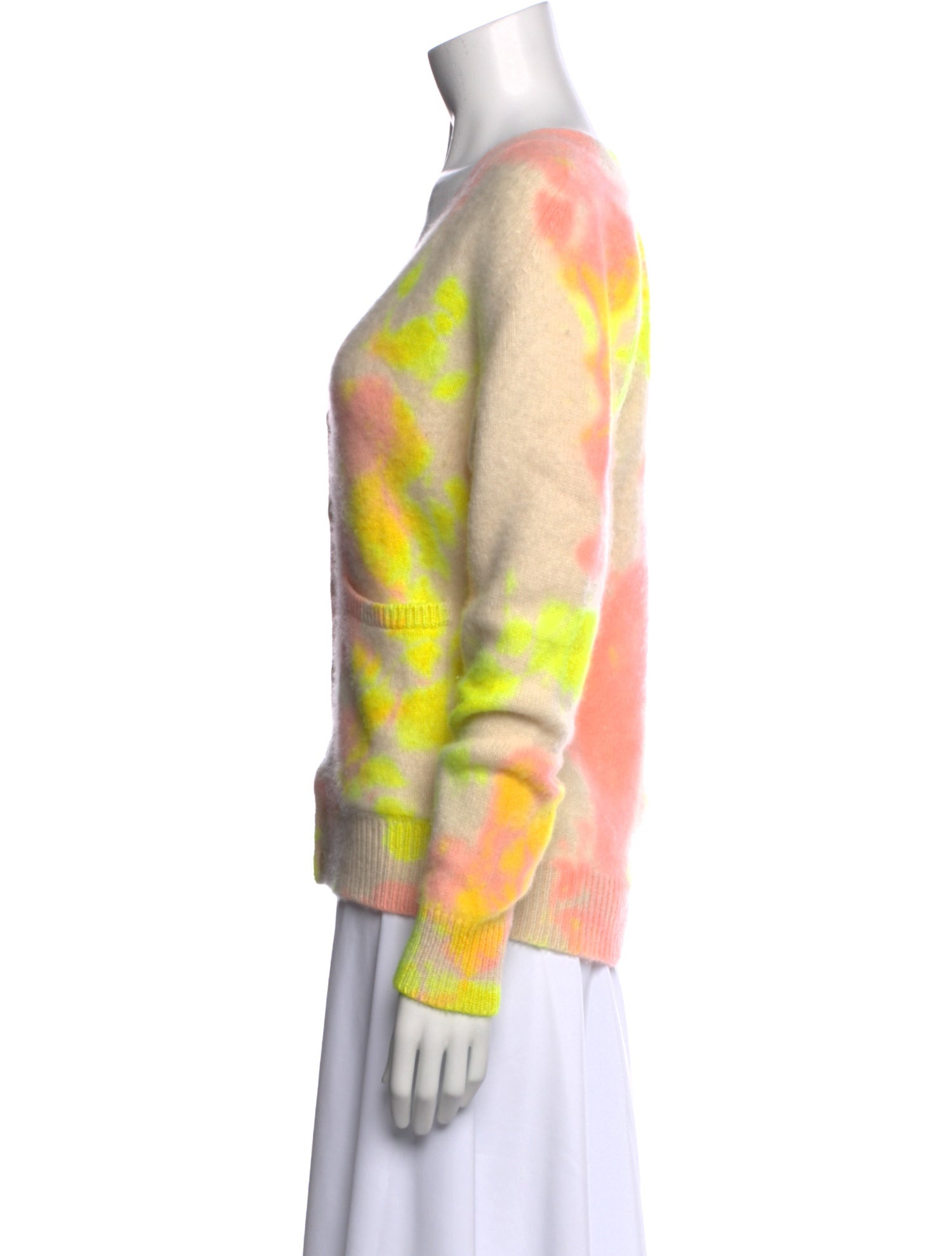 The Elder Statesman Cashmere Tie-Dye Print Sweater