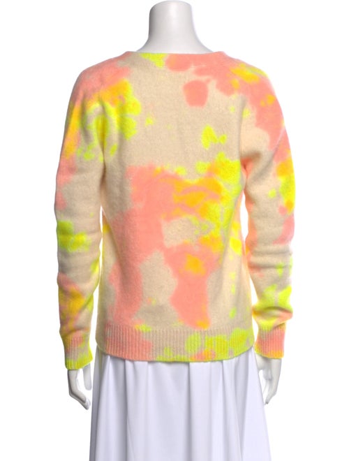 The Elder Statesman Cashmere Tie-Dye Print Sweater