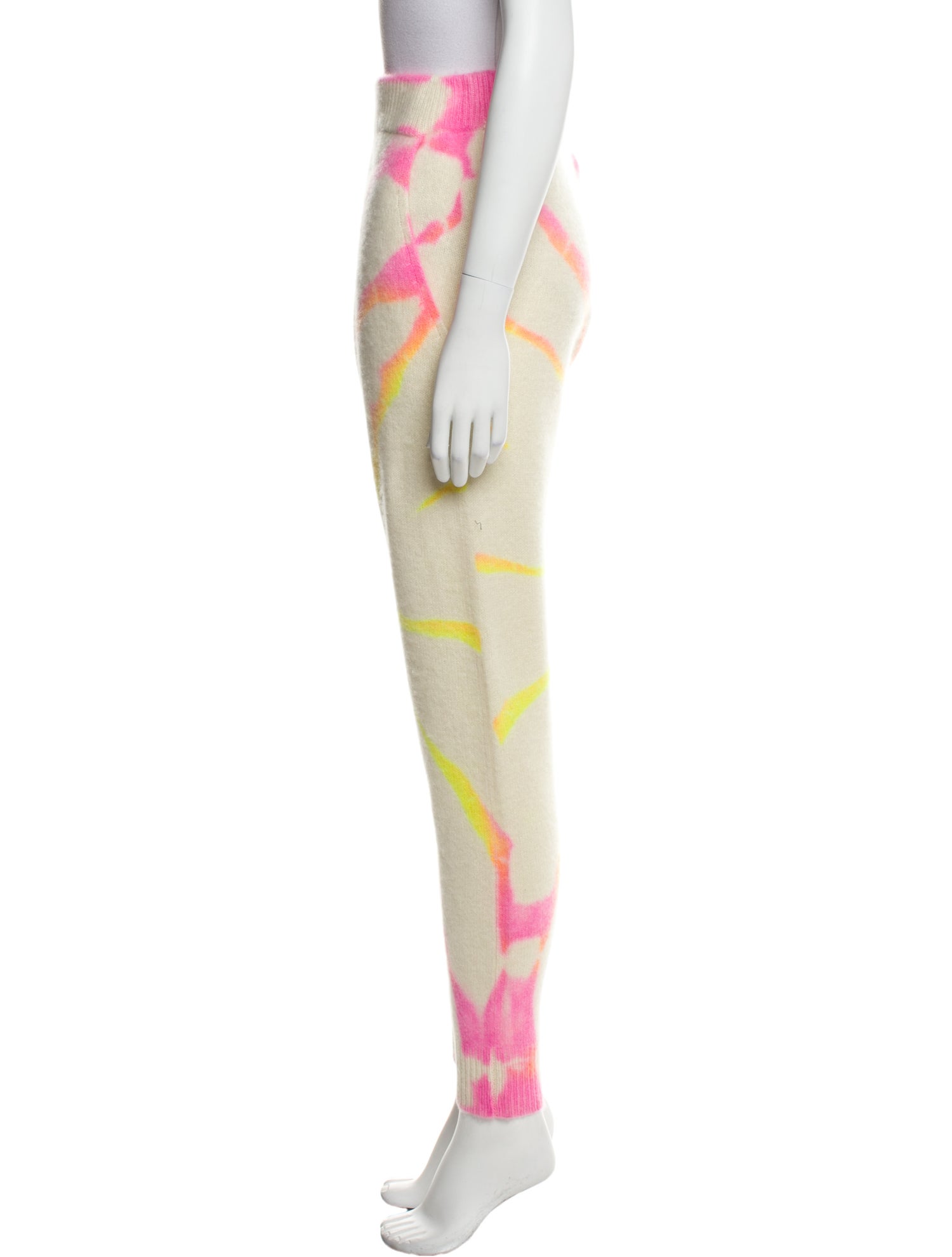 The Elder Statesman Tie-Dye Print Skinny Leg Pants