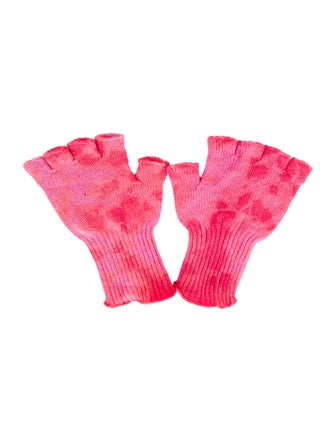 The Elder Statesman Cashmere Knitted Gloves