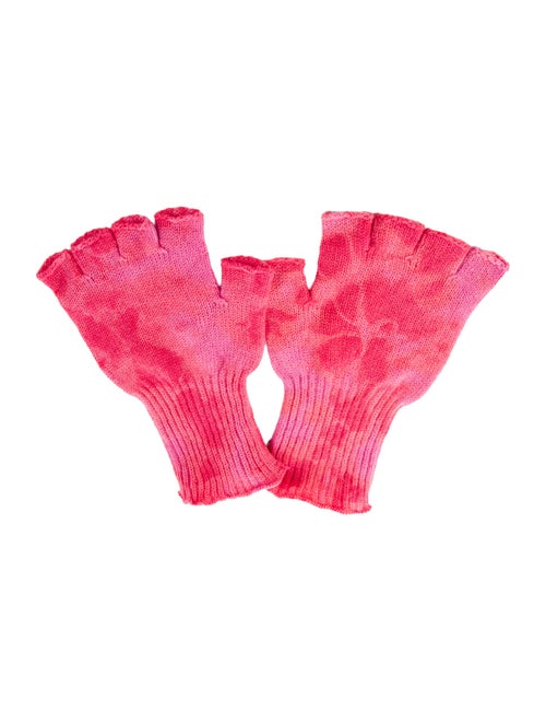 The Elder Statesman Cashmere Knitted Gloves