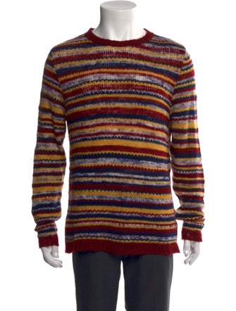 The Elder Statesman Cashmere Striped Pullover