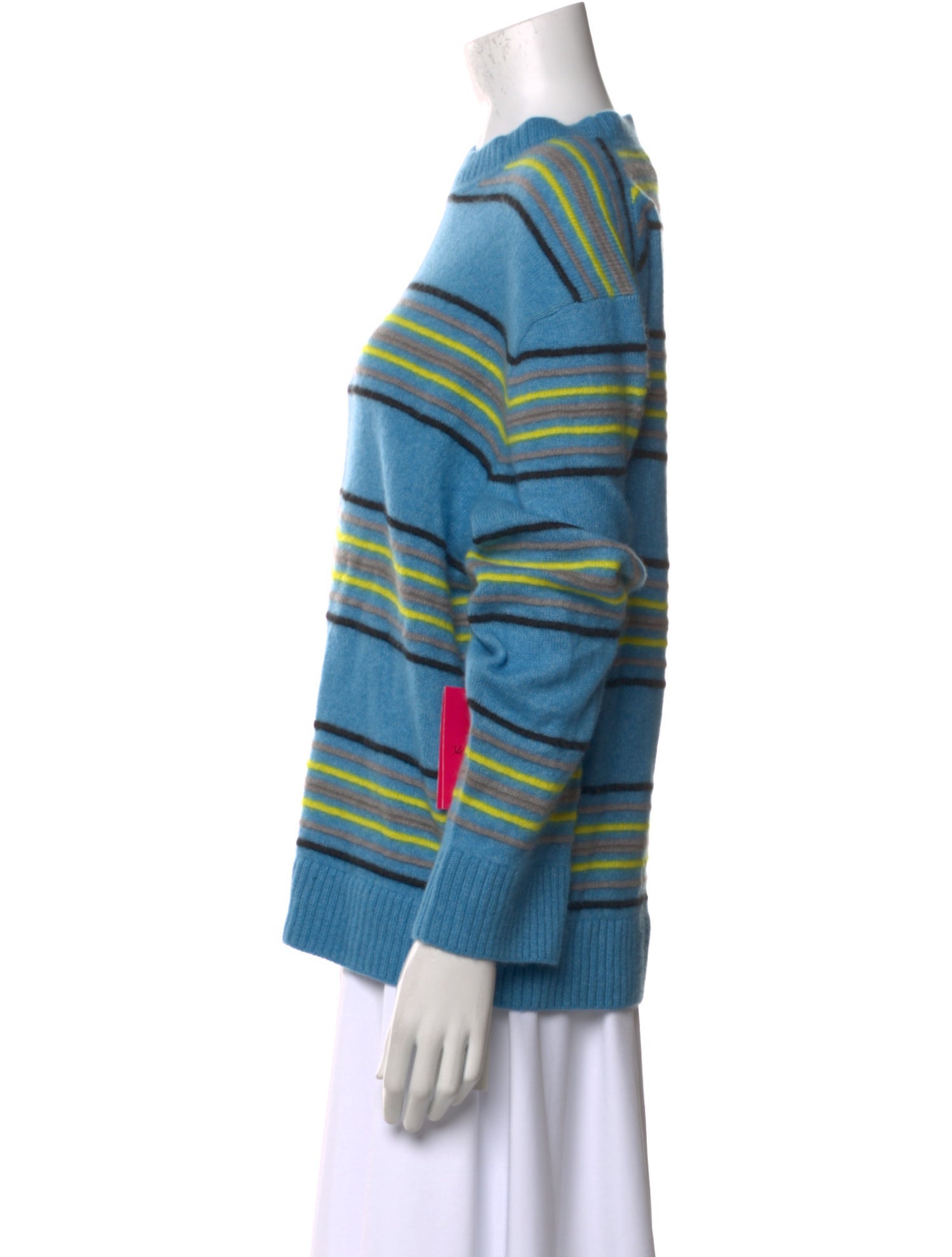 The Elder Statesman Cashmere Striped Sweater w/ Tags