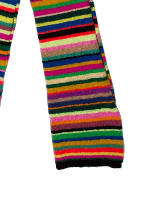 The Elder Statesman Cashmere Striped Scarf