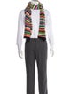 The Elder Statesman Cashmere Striped Scarf