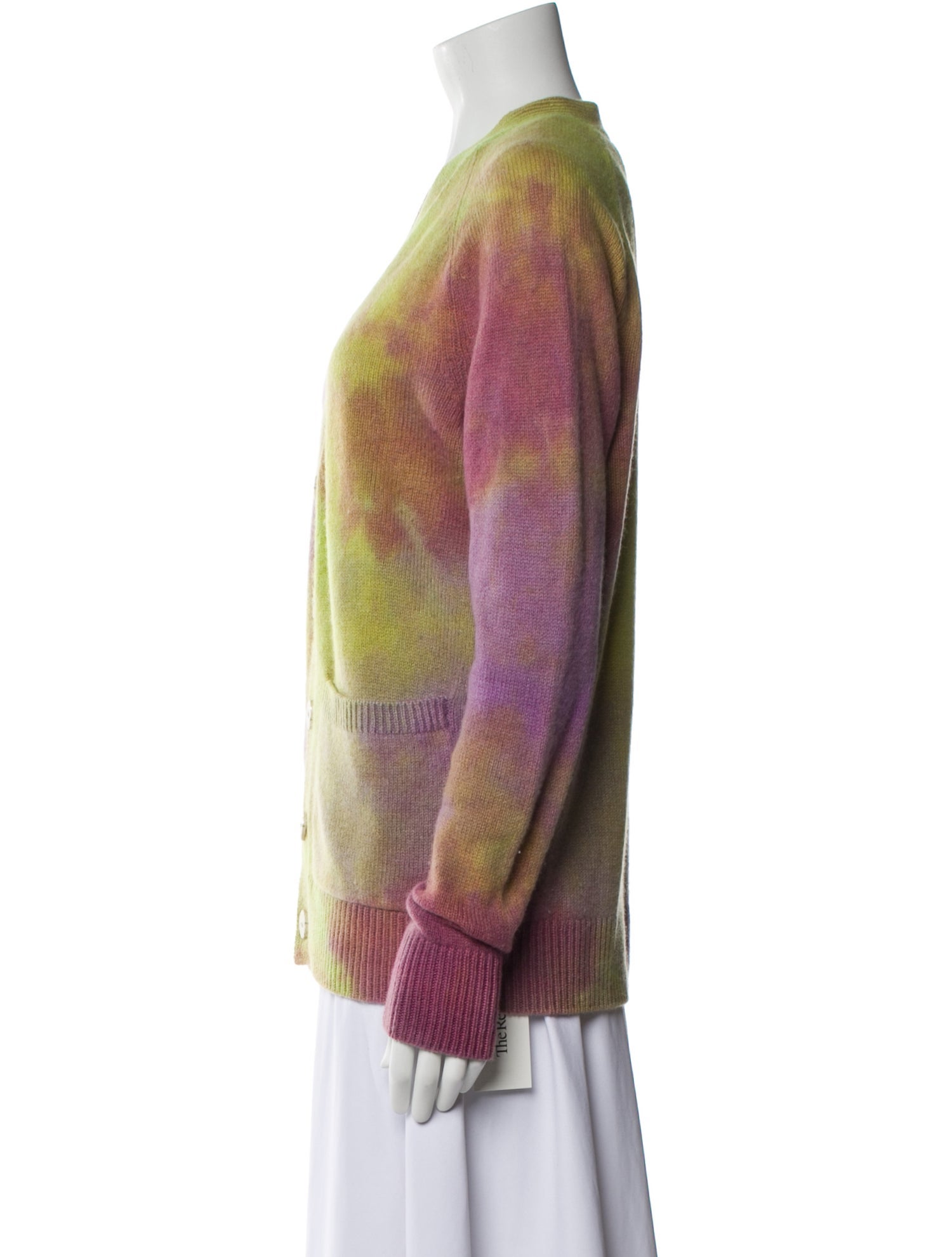The Elder Statesman Cashmere Tie-Dye Print Sweater
