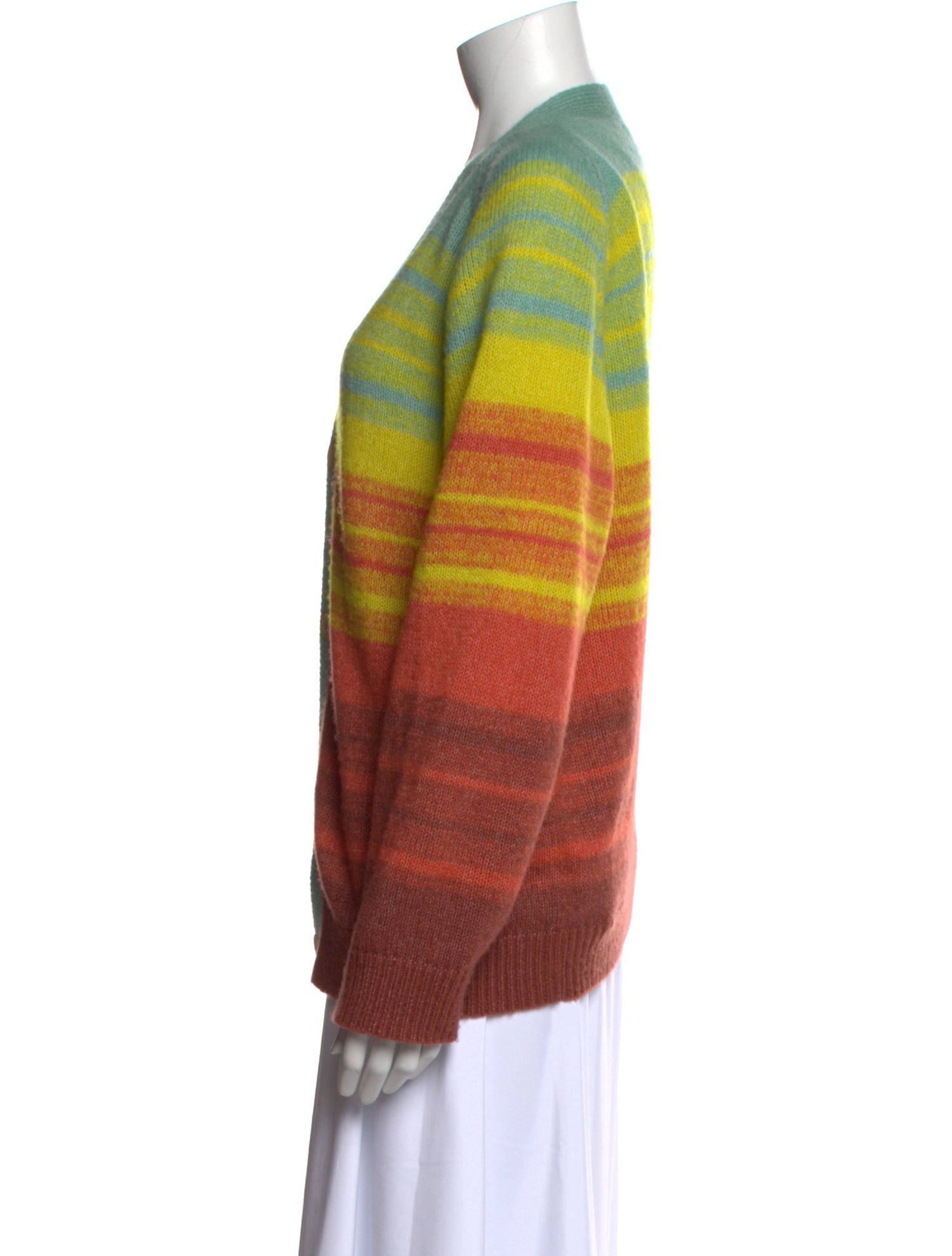 The Elder Statesman Cashmere Striped Sweater