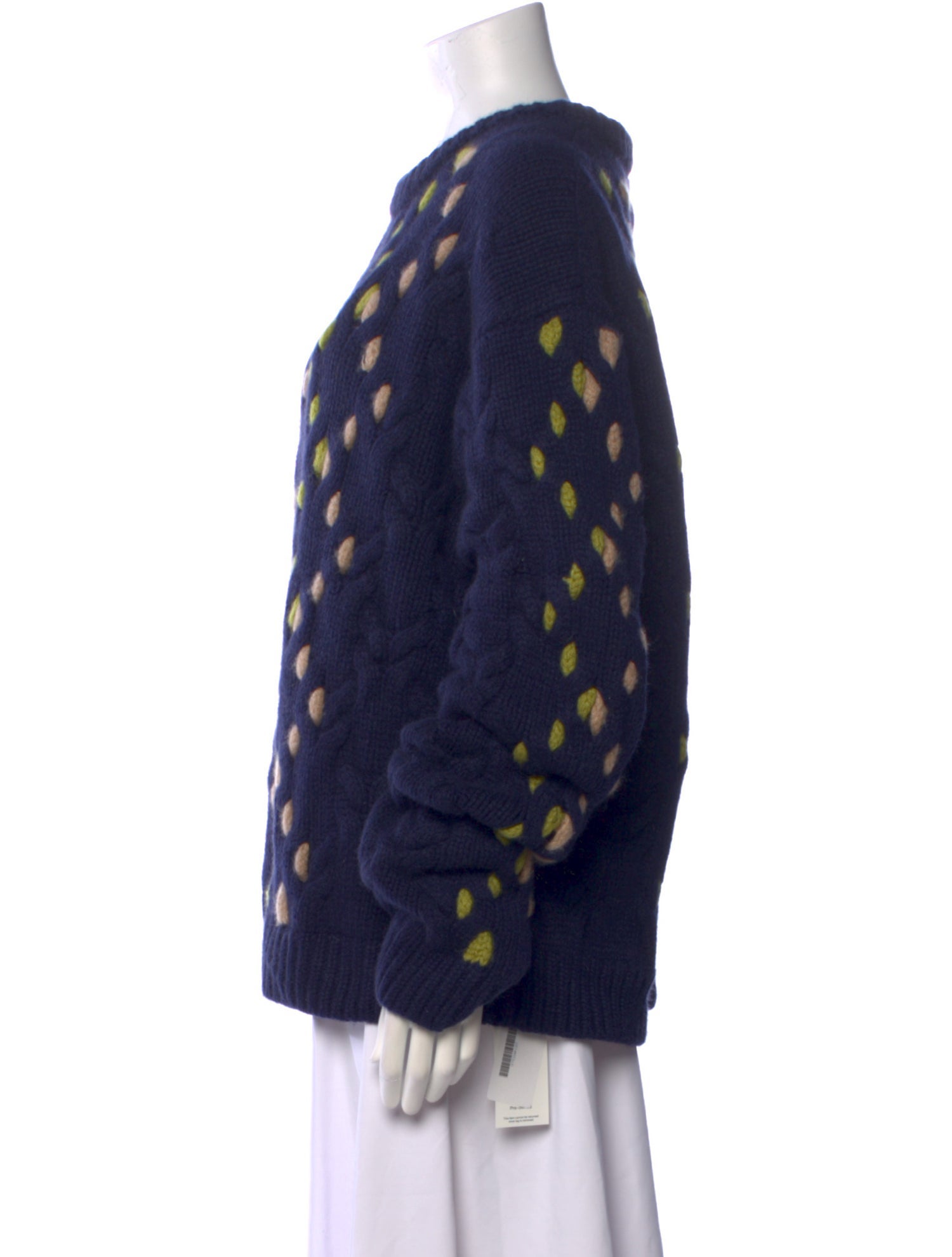 The Elder Statesman Cashmere Printed Sweater