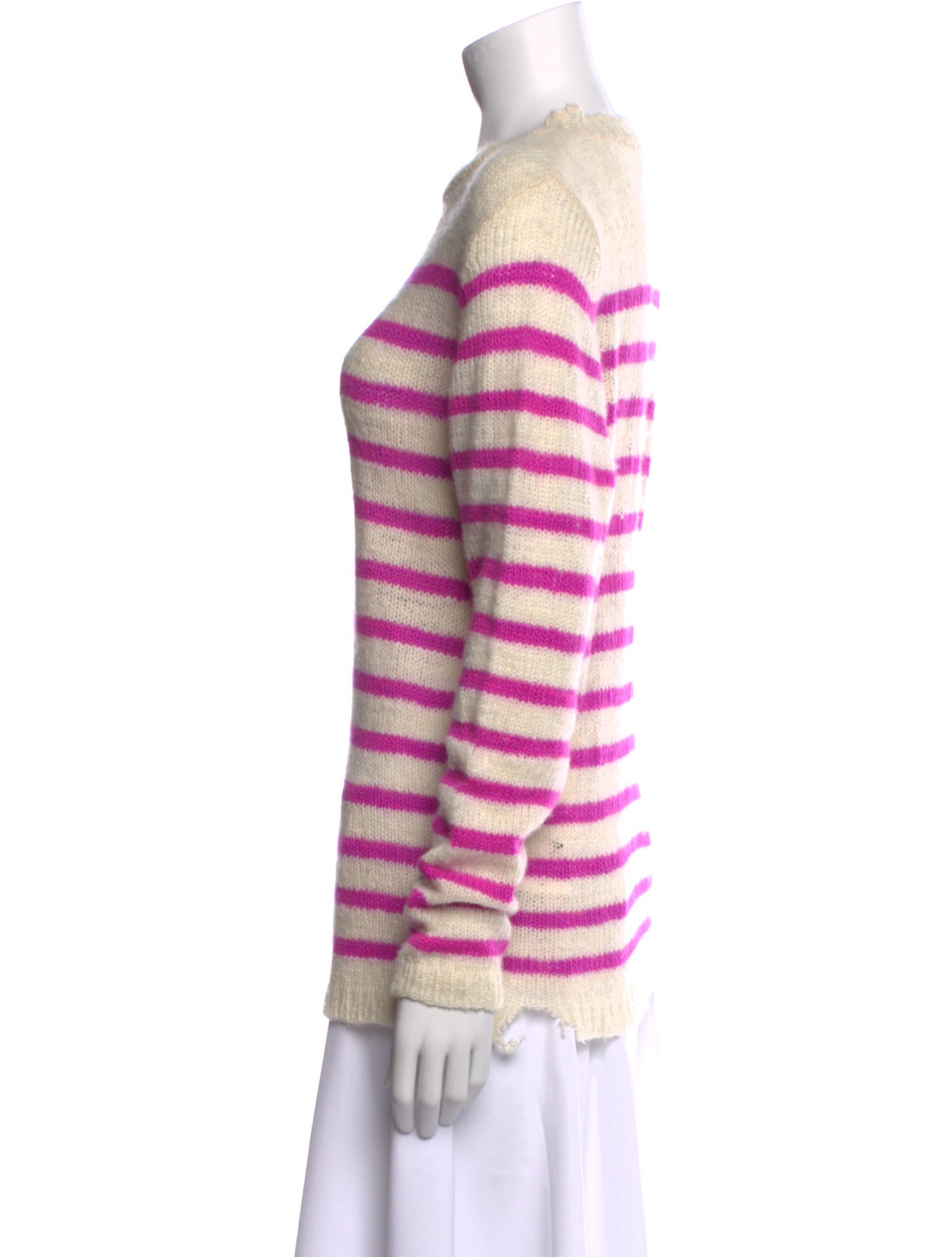 The Elder Statesman Cashmere Striped Sweater