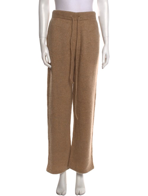 The Elder Statesman Cashmere Wide Leg Pants