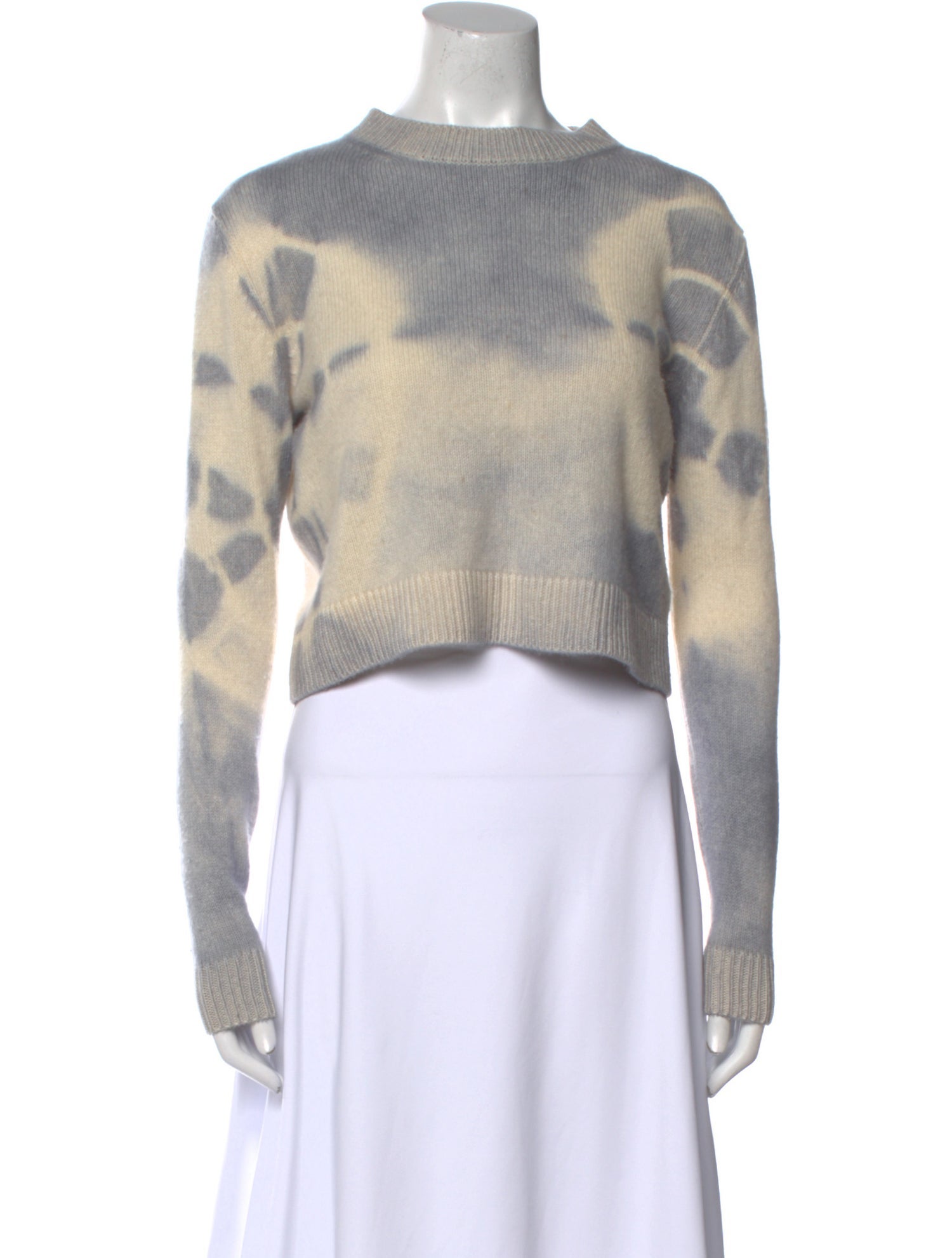 The Elder Statesman Cashmere Printed Sweater