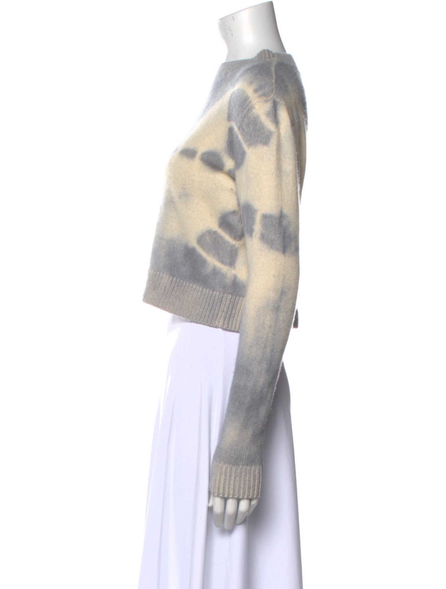 The Elder Statesman Cashmere Printed Sweater