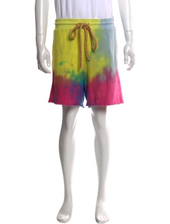 The Elder Statesman Tie-Dye Print Jogger Shorts