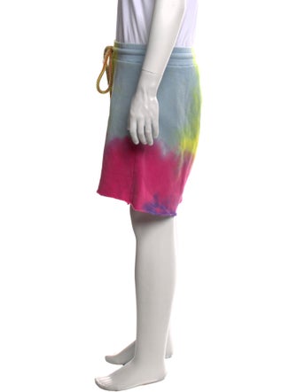 The Elder Statesman Tie-Dye Print Jogger Shorts