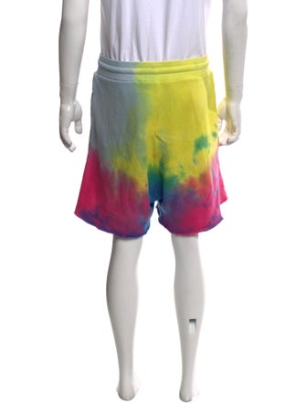 The Elder Statesman Tie-Dye Print Jogger Shorts