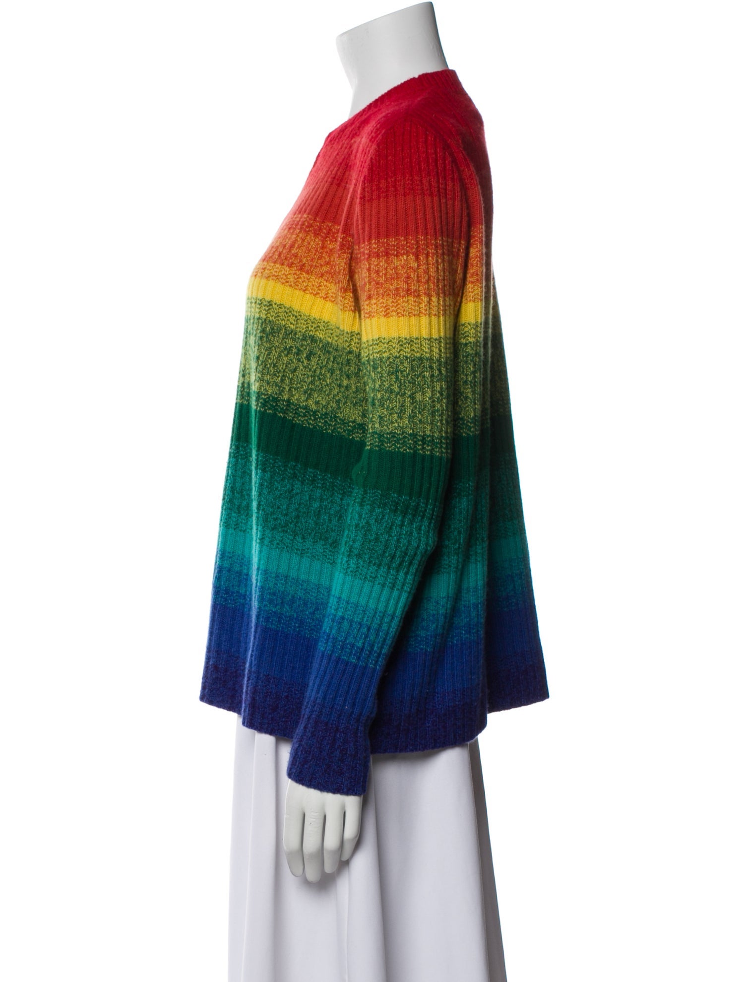 The Elder Statesman Cashmere Striped Sweater