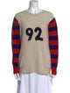 The Elder Statesman Cashmere Graphic Print Sweater