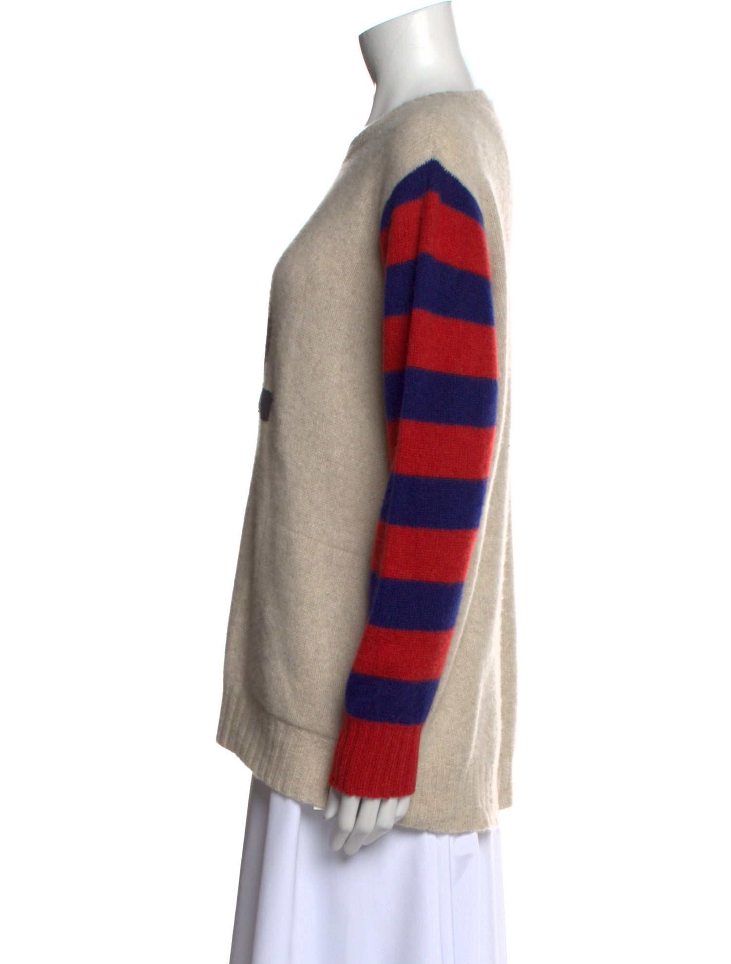 The Elder Statesman Cashmere Graphic Print Sweater