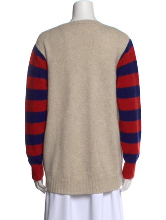 The Elder Statesman Cashmere Graphic Print Sweater