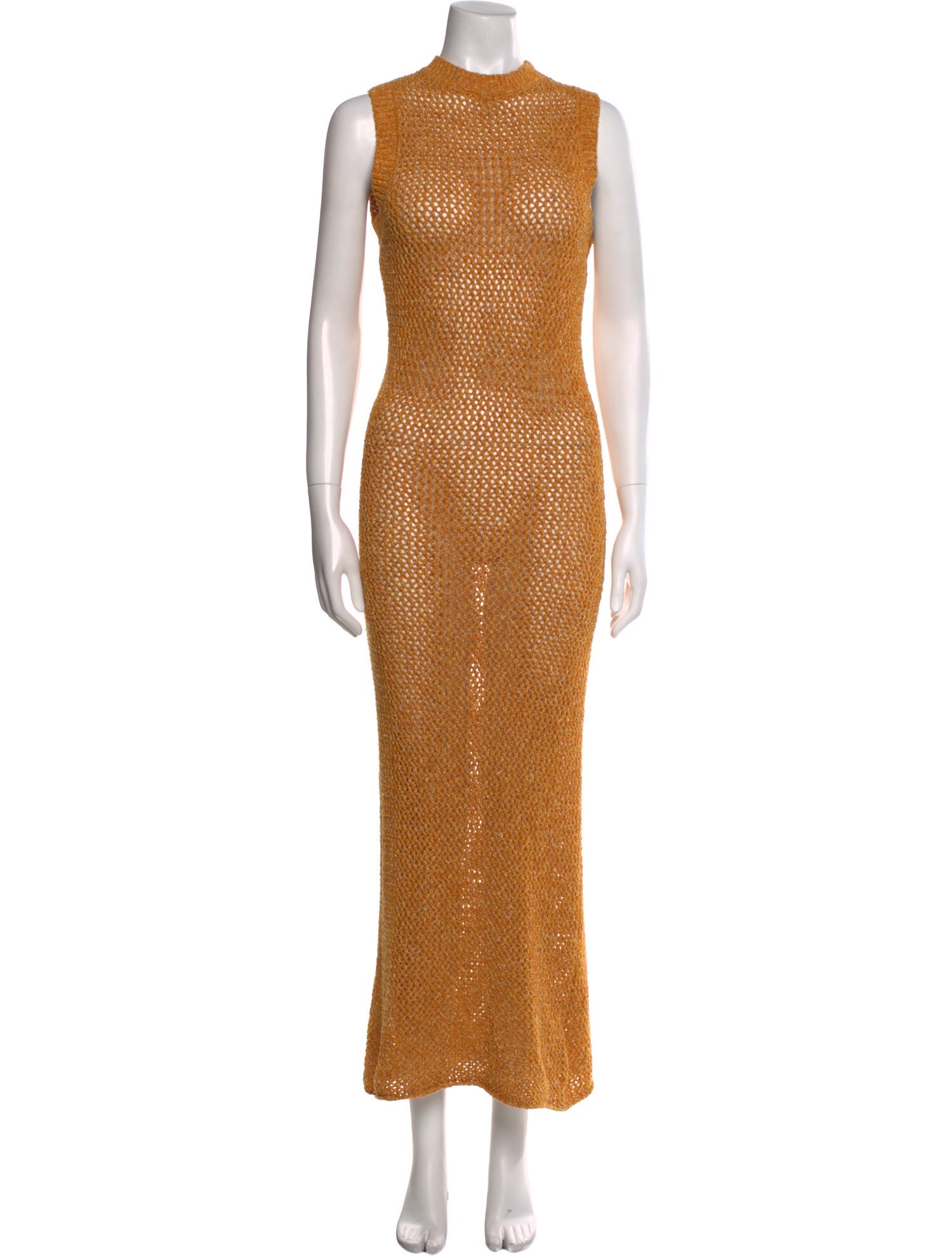 The Elder Statesman Turtleneck Long Dress