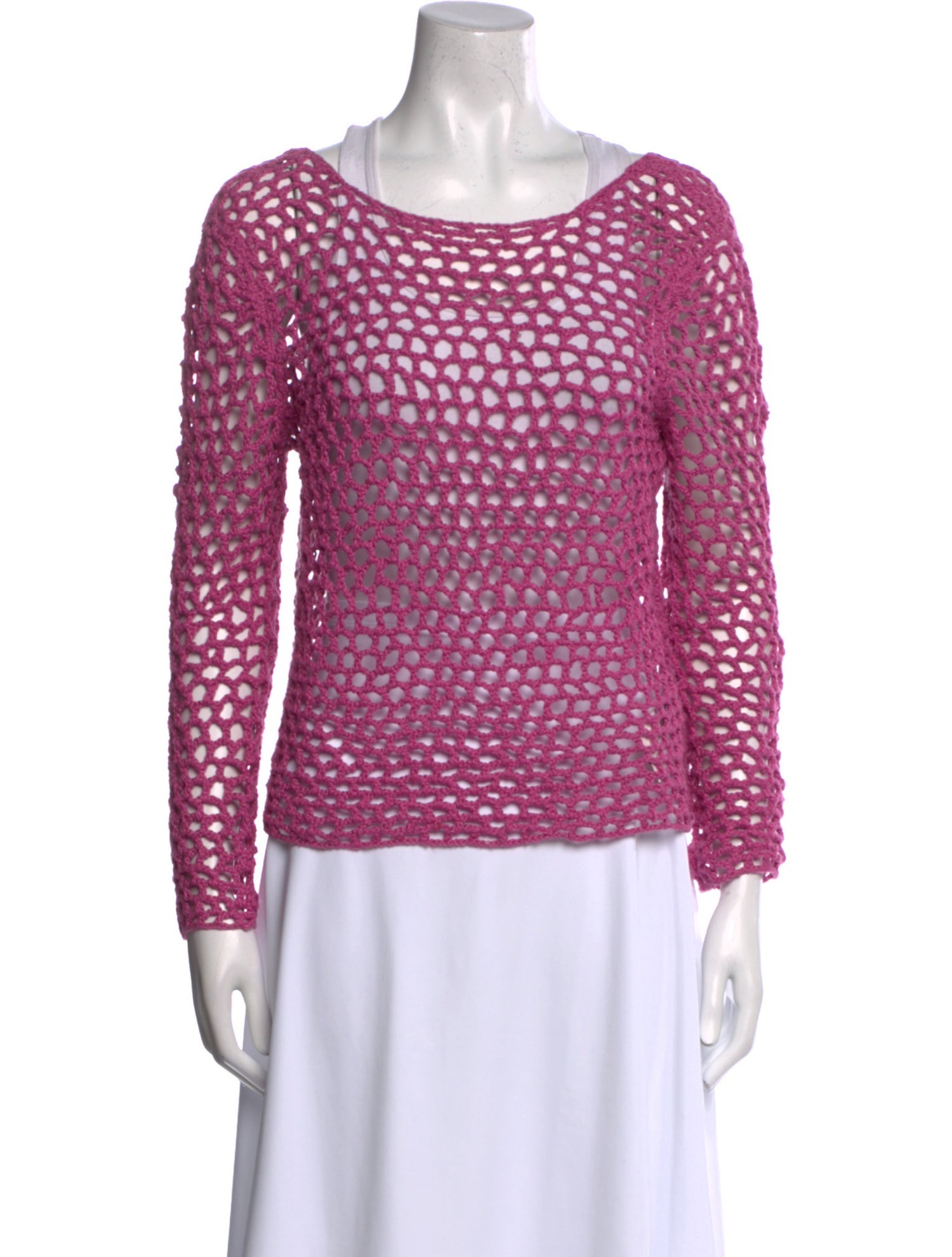 The Elder Statesman Printed Bateau Neckline Blouse