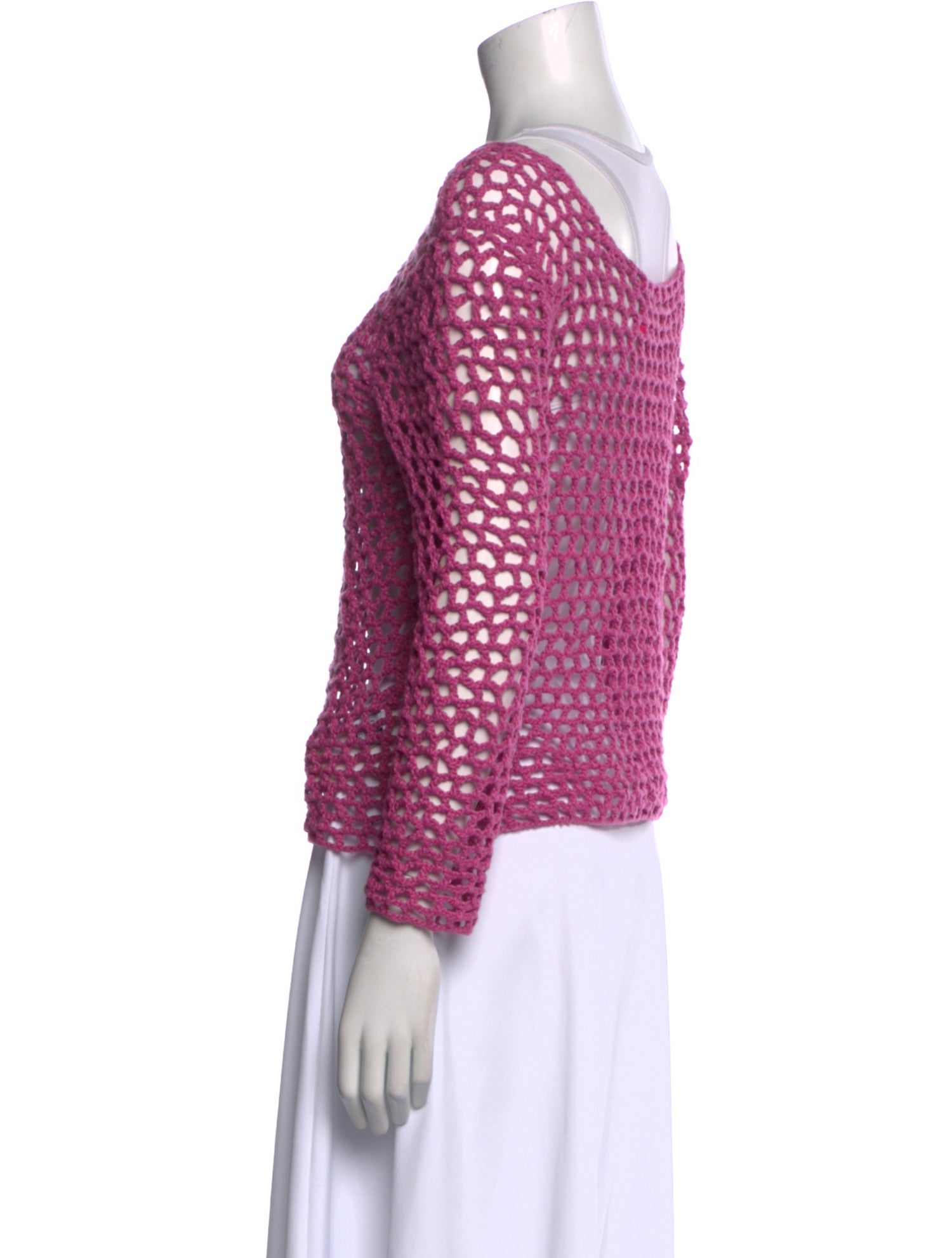 The Elder Statesman Printed Bateau Neckline Blouse