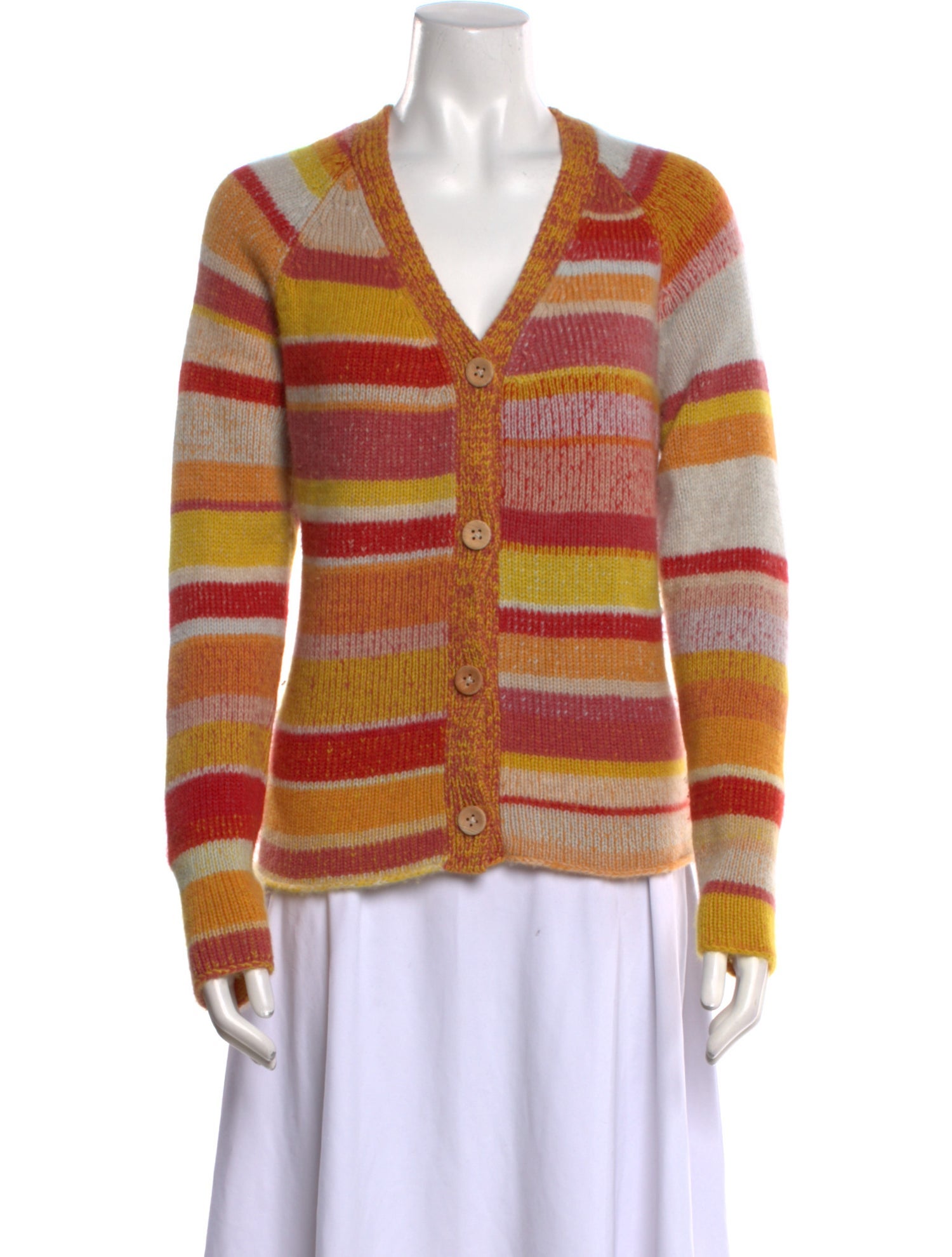 The Elder Statesman Cashmere Striped Sweater