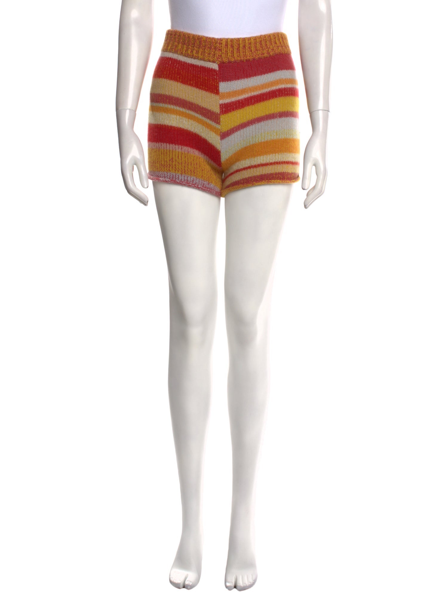 The Elder Statesman Cashmere Mini Shorts