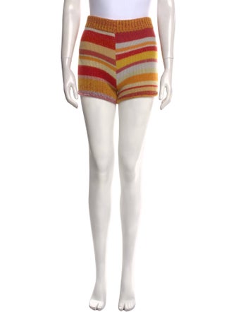 The Elder Statesman Cashmere Mini Shorts