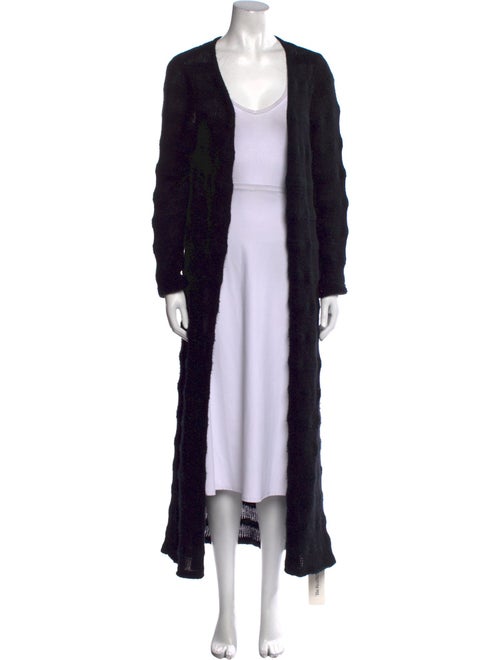 The Elder Statesman Cashmere Open Front Sweater