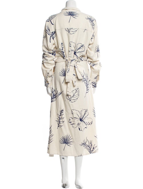 The Elder Statesman Floral Print Long Dress