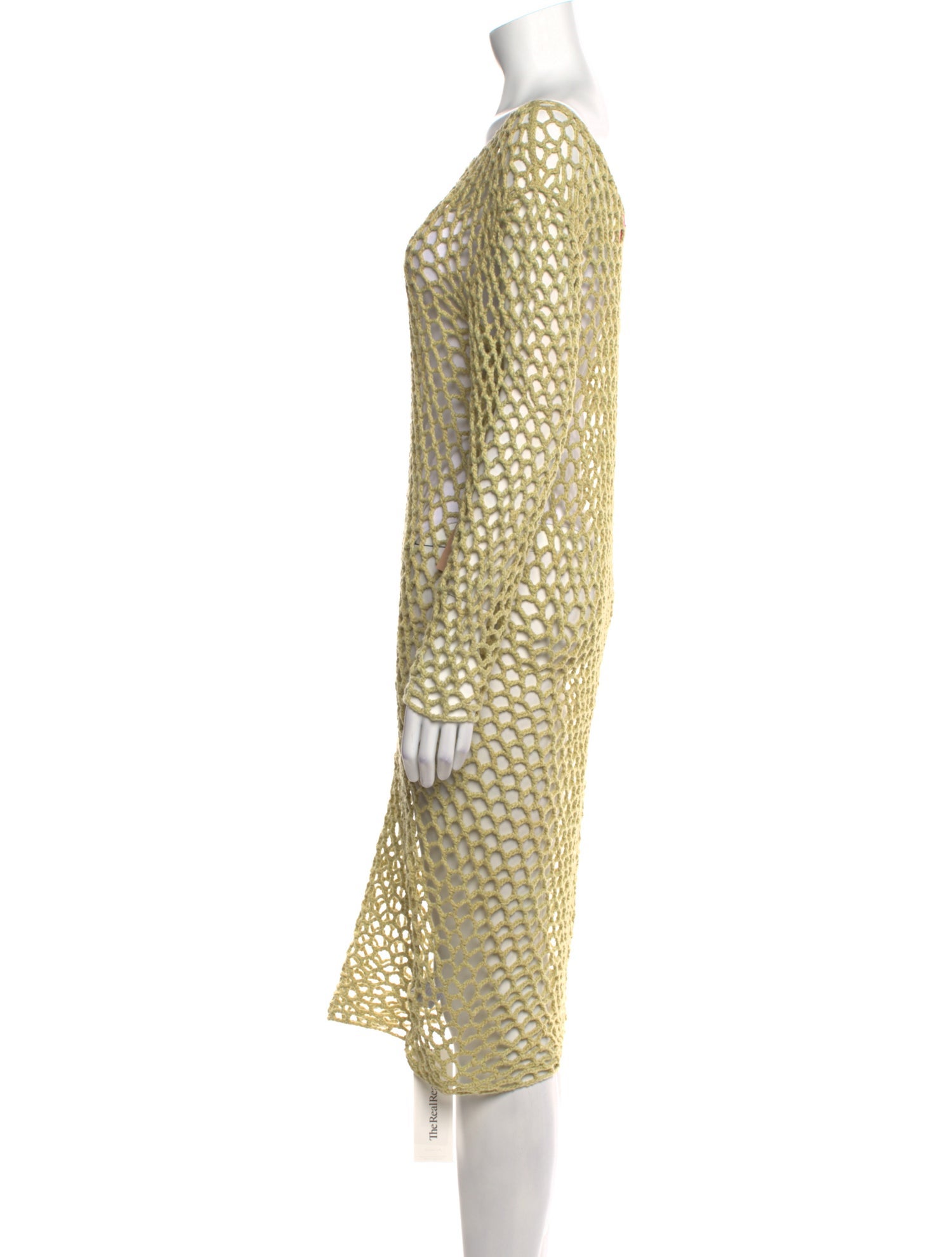 The Elder Statesman Bateau Neckline Knee-Length Dress