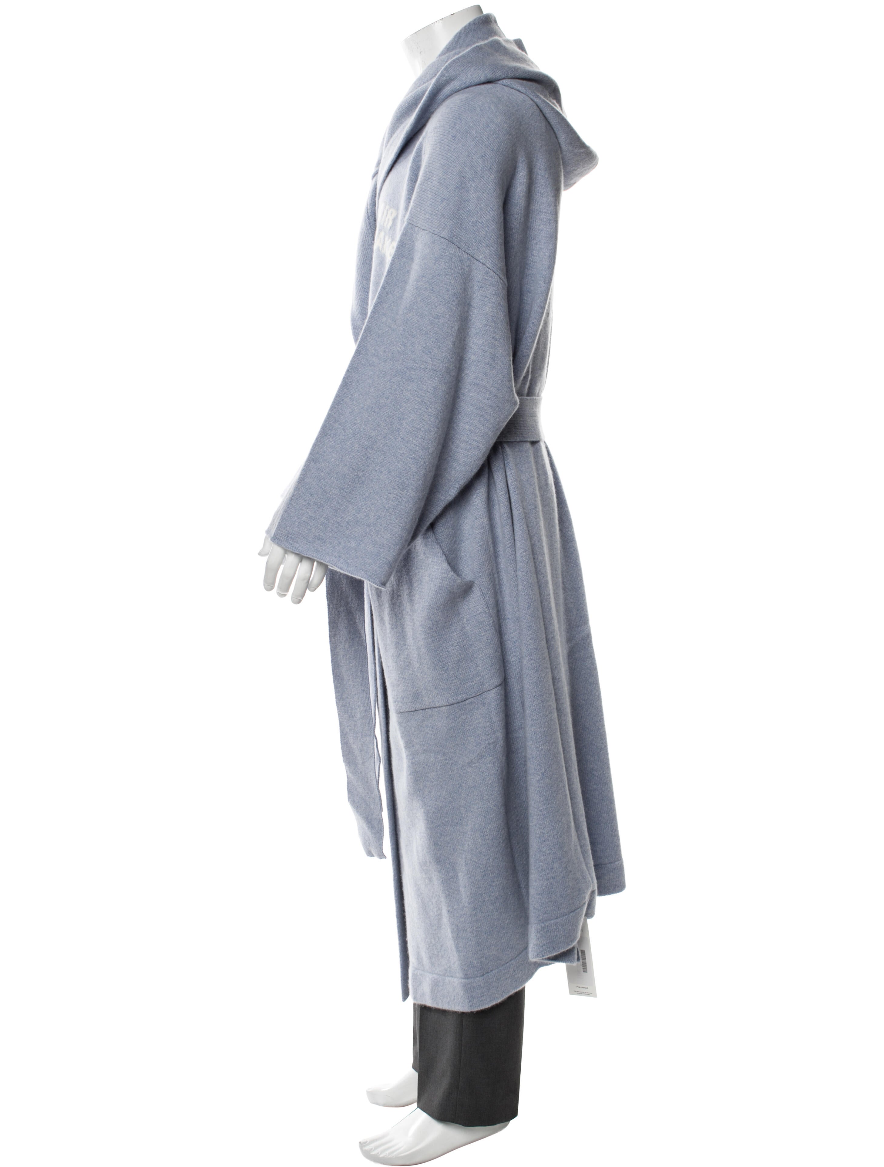 The Elder Statesman Cashmere Graphic Print Robe