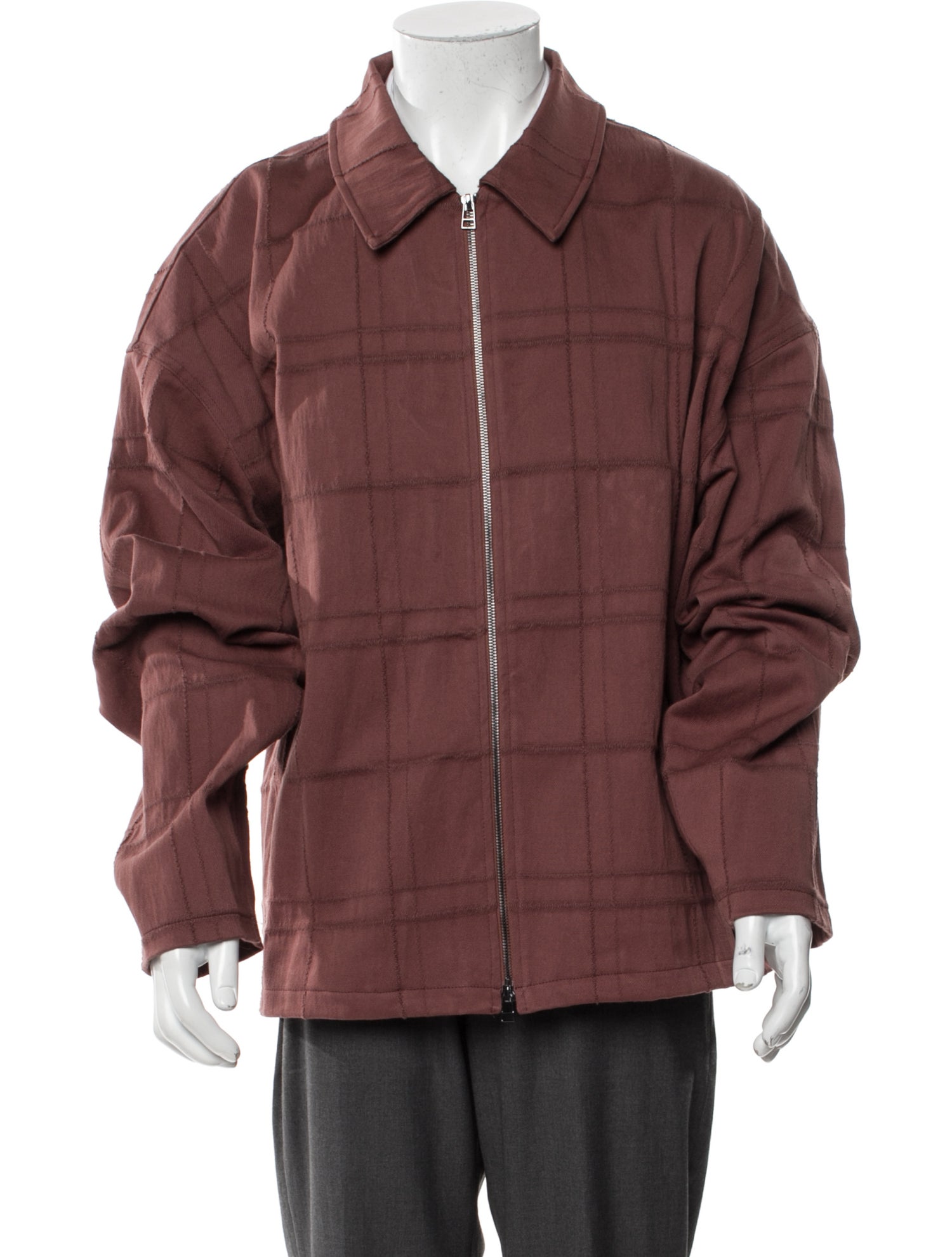 The Elder Statesman Plaid Print Jacket