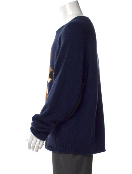 The Elder Statesman Cashmere Graphic Print Pullover