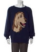 The Elder Statesman Cashmere Graphic Print Pullover
