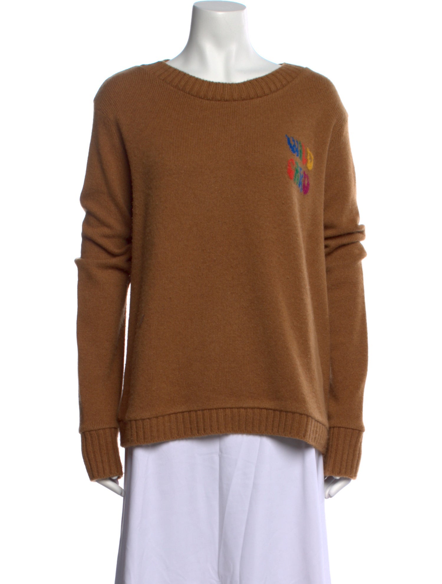 The Elder Statesman Cashmere Scoop Neck Sweater