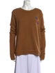 The Elder Statesman Cashmere Scoop Neck Sweater