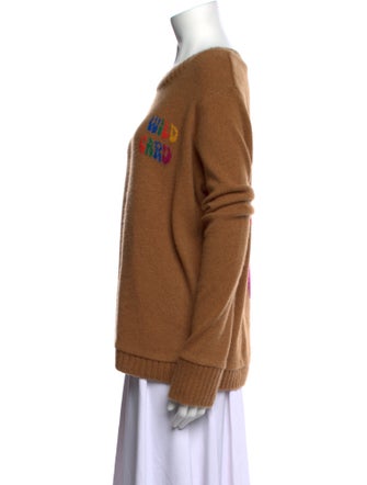 The Elder Statesman Cashmere Scoop Neck Sweater