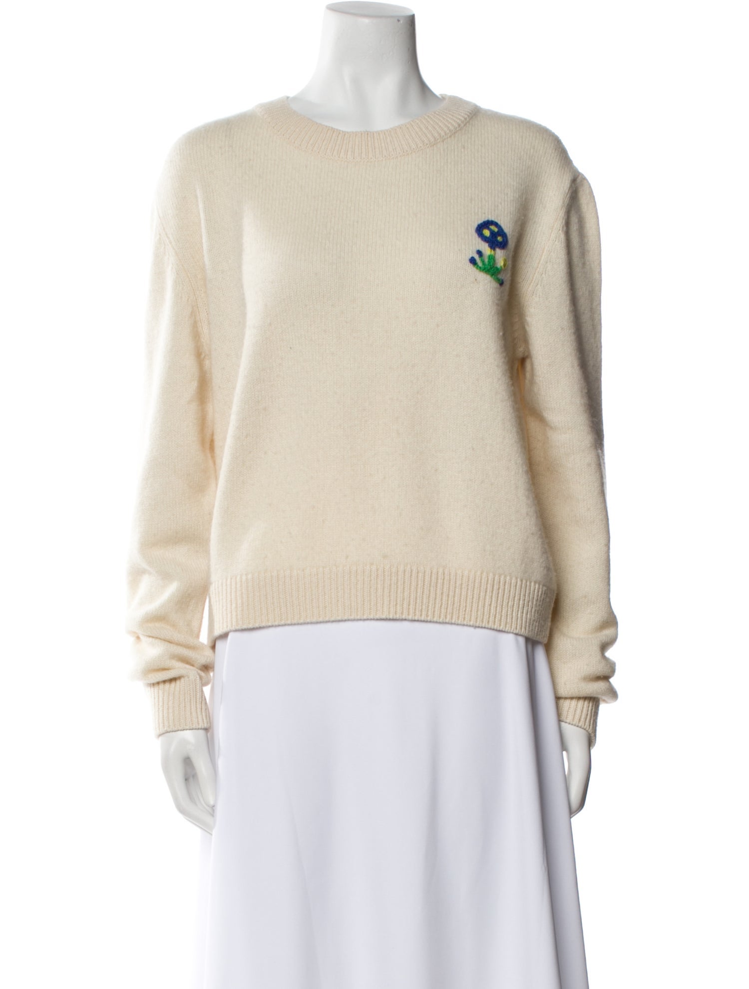 The Elder Statesman Cashmere Crew Neck Sweater