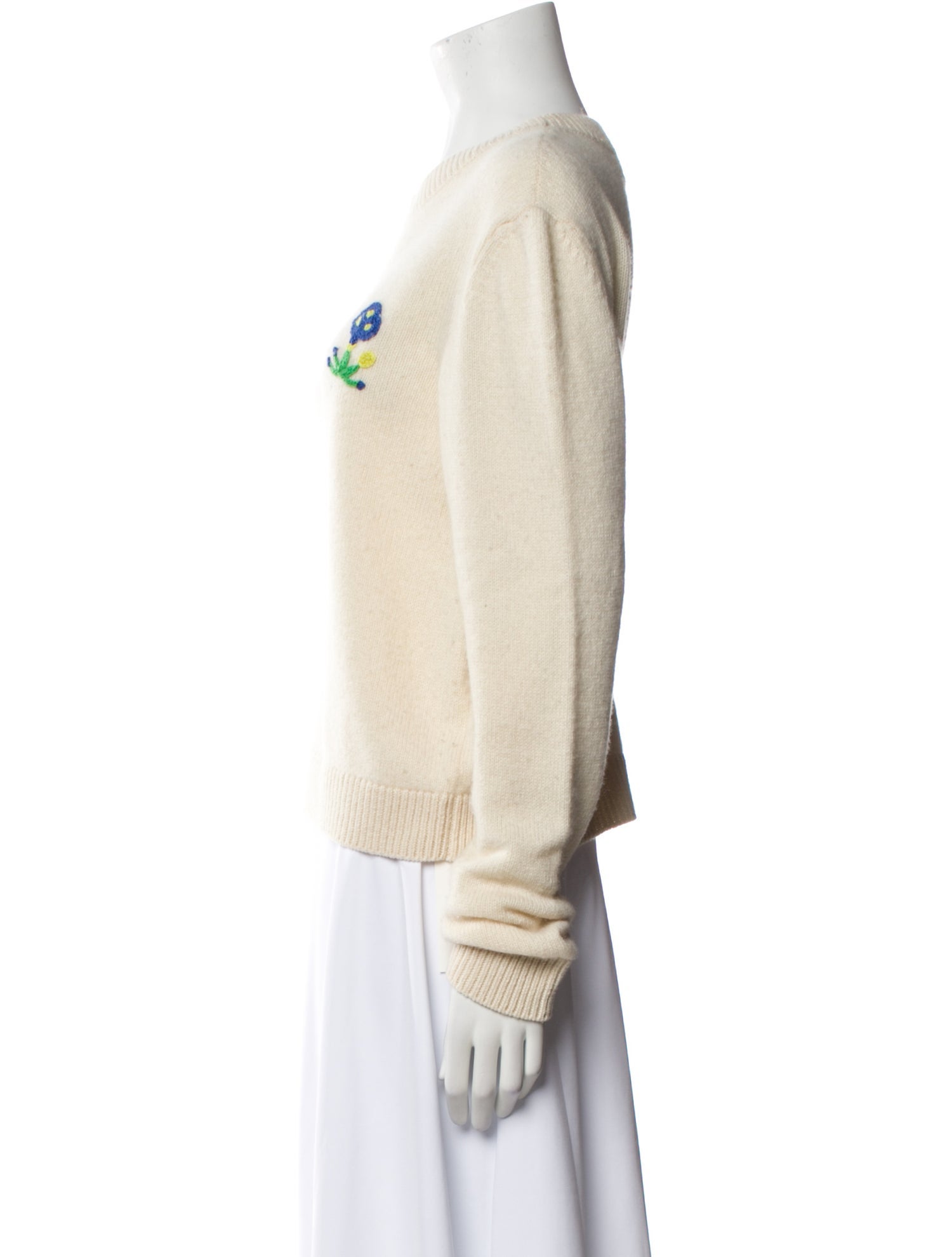 The Elder Statesman Cashmere Crew Neck Sweater