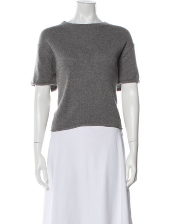 The Elder Statesman Cashmere Bateau Neckline Sweater