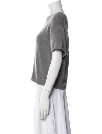 The Elder Statesman Cashmere Bateau Neckline Sweater