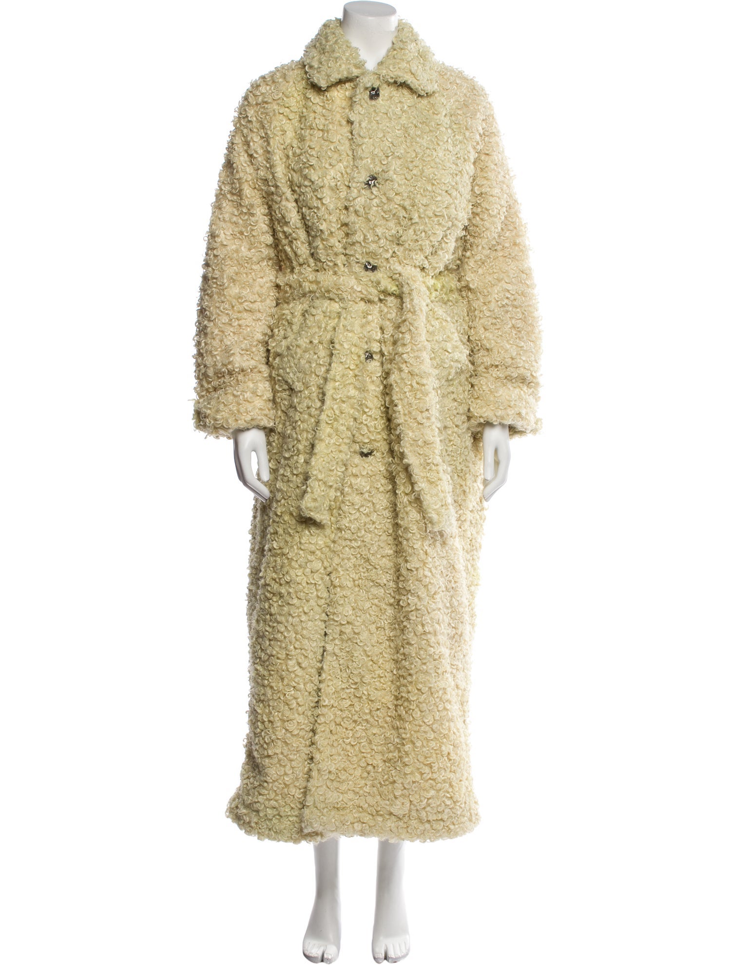The Elder Statesman Faux Fur Coat