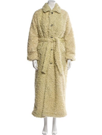 The Elder Statesman Faux Fur Coat