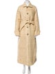 The Elder Statesman Wool Striped Trench Coat