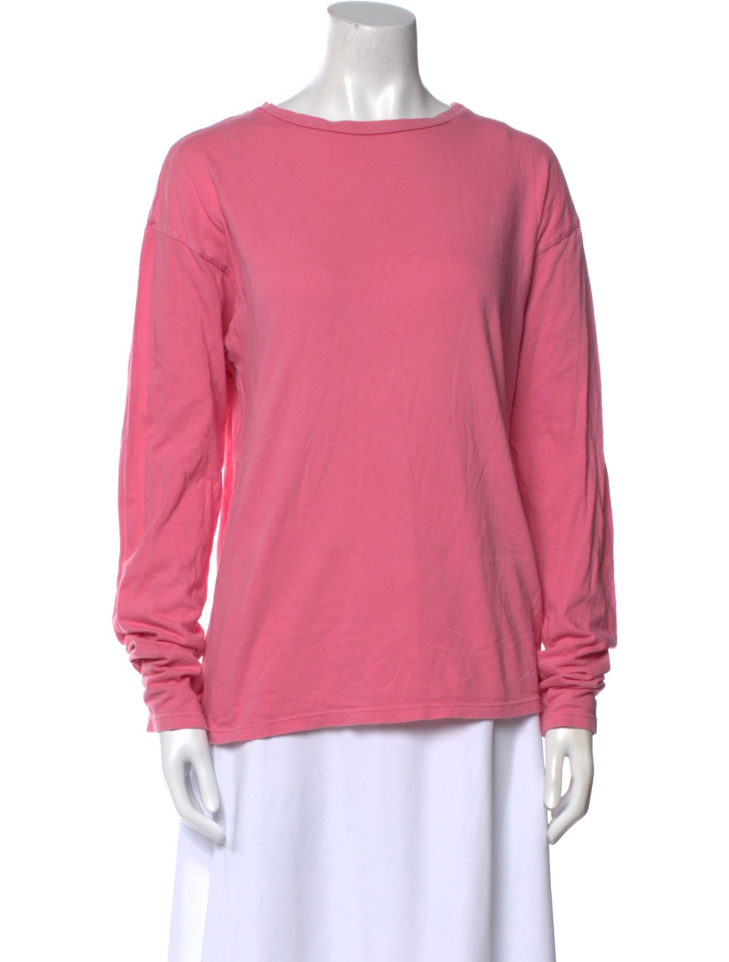 The Elder Statesman Bateau Neckline Long Sleeve Sweatshirt