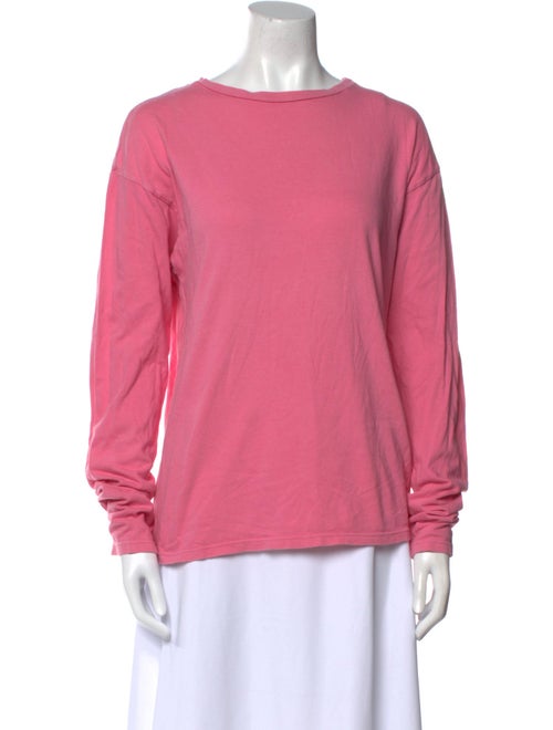 The Elder Statesman Bateau Neckline Long Sleeve Sweatshirt