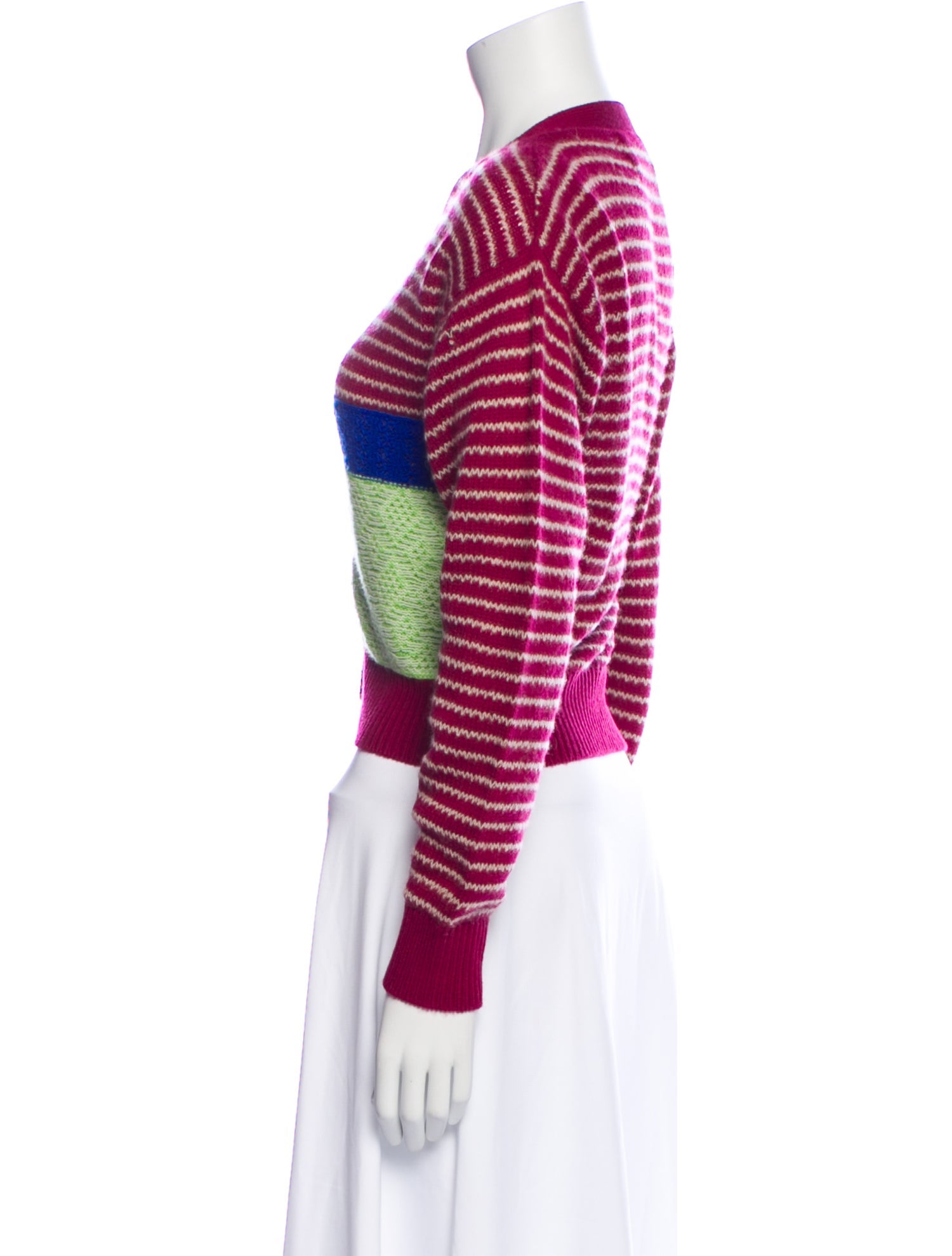The Elder Statesman Cashmere Striped Sweater